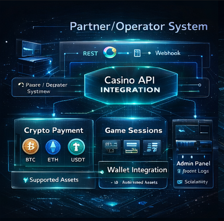 카지노솔루션 전체 플랫폼 구조와 카지노 API 연동 흐름