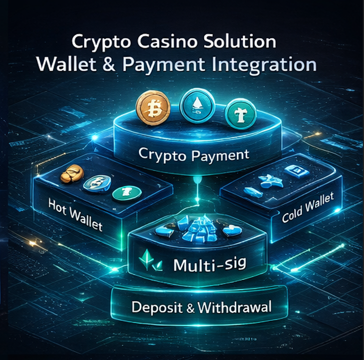 크립토 카지노솔루션 지갑 통합과 암호화폐 결제 시스템