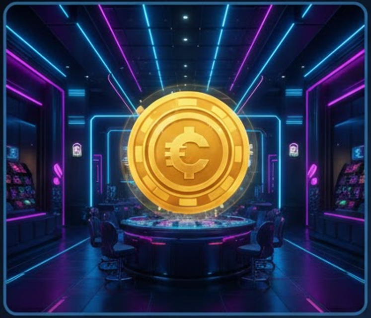 푸른색 디지털 그리드 위에 거대한 자물쇠 아이콘이 표시된 사이버 보안 및 공정성 시스템.