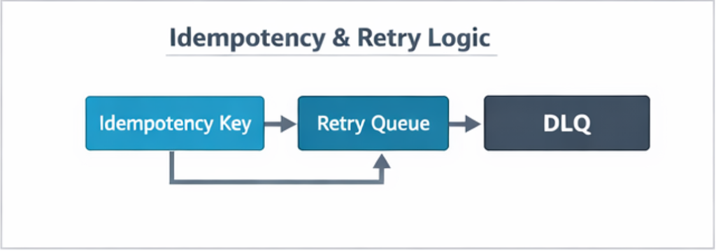 멱등성(idempotency)과 재시도(retry), DLQ로 중복 실행을 차단하는 구조